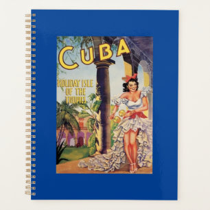 Île de vacances de Cuba vintage