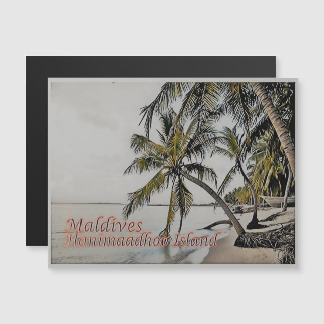 Île d'Hanimaadhoo - Maldives - (Devant / Derrière)