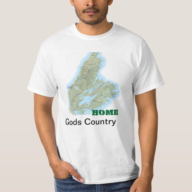 Île du Cap-Breton Accueil T-shirt (Devant)