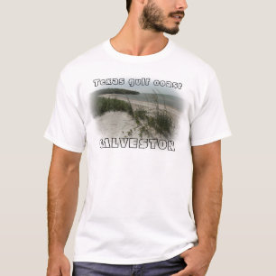 ÎLE du T-shirt GALVESTON de Côte du Golfe du Tex
