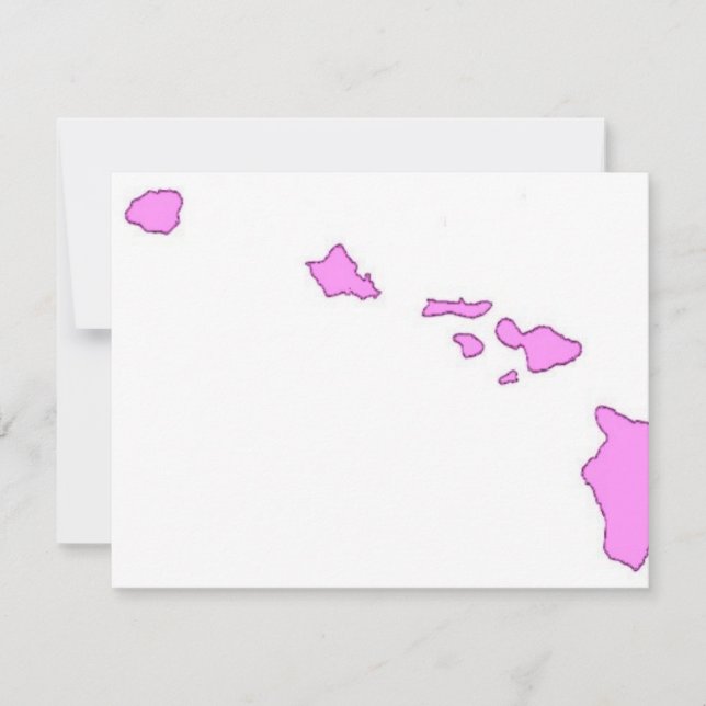 île hawaïenne rose (Devant)