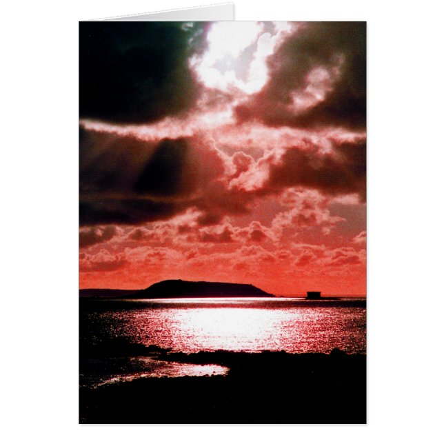ÎLE HERM AU COUCHER DU SOLEIL (Devant)