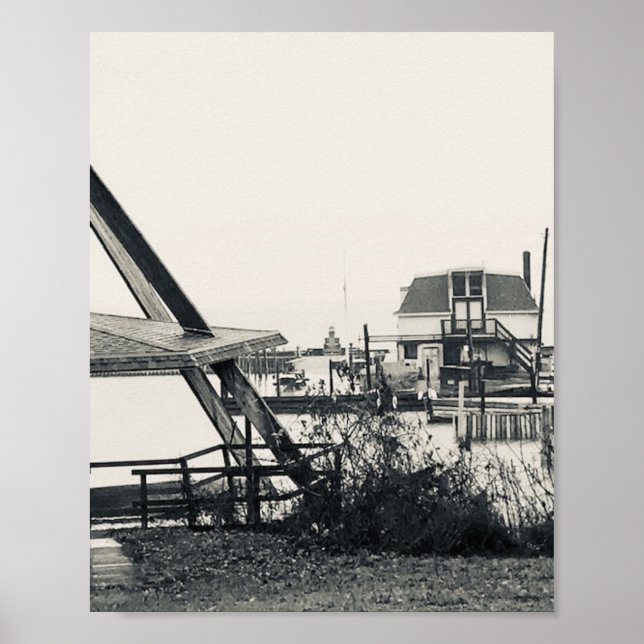 Île Kelleys en hiver V, Poster photo (Devant)