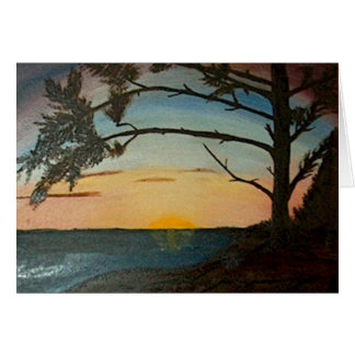 Île Pacifique de Wikininnish de coucher du soleil