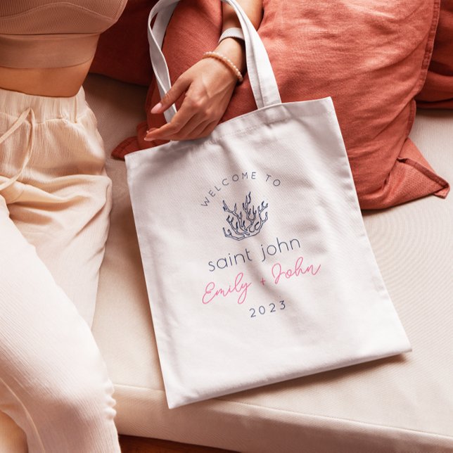 île personnalisée mariage accueil étoile sac fourr (Créateur téléchargé)