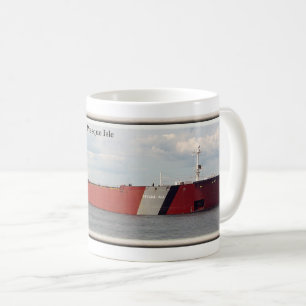 Île presque avec mug rayé
