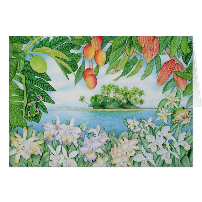 Île tropicale (Devant horizontal)