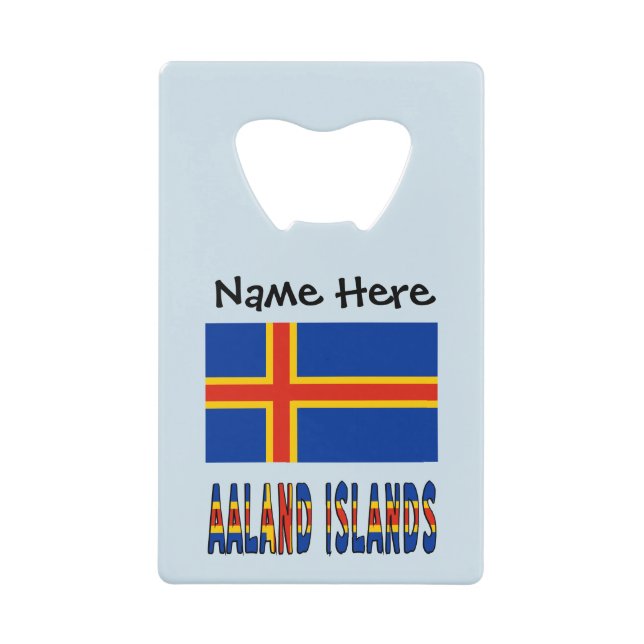 Îles Ashland Drapeau Ålander Personnalisé  (Devant)