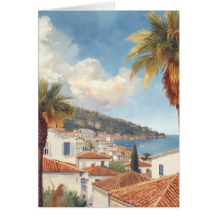 Îles Baléares Carte de voyage française vintage