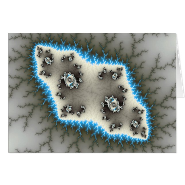 Îles Bleues - Carte Fractale (Devant horizontal)