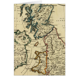 Îles britanniques avec leurs frontières