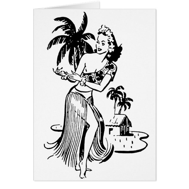 Îles hawaïennes et danse polynésienne (Devant)