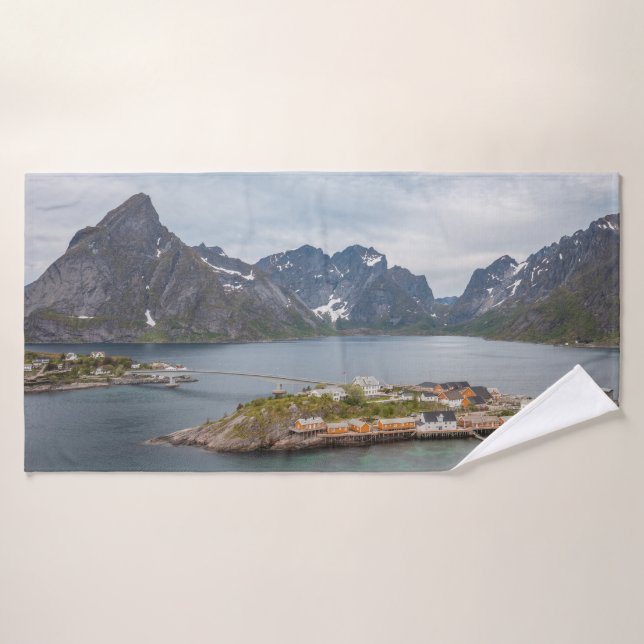 Iles Lofoten Norvège (Serviette de bain)