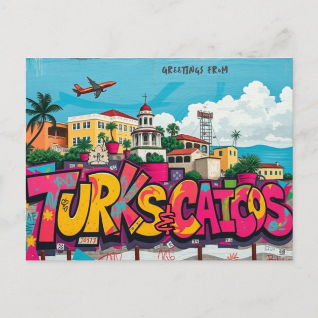 Îles Turques-et-Caïques Royaume-Uni carte postale  (Devant)