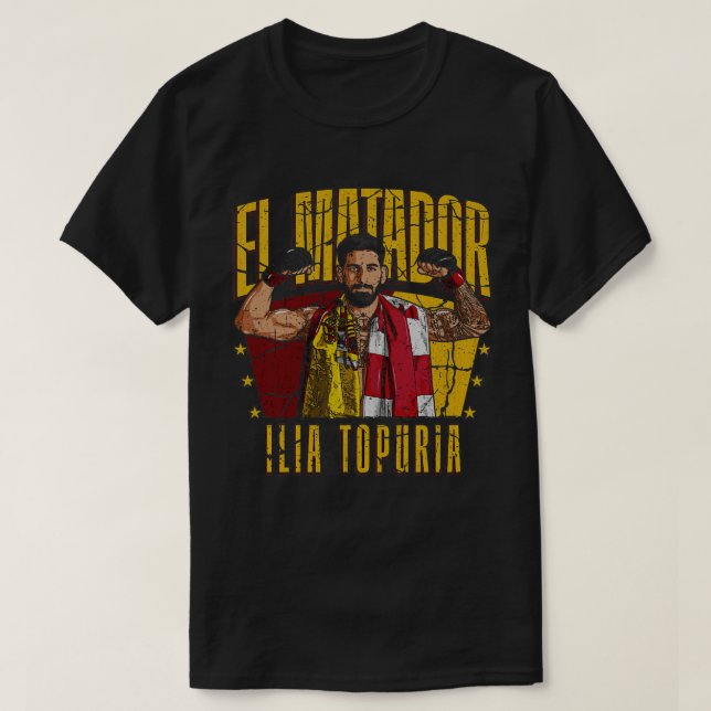Ilia Topuria El Matador TShirt (Design devant)