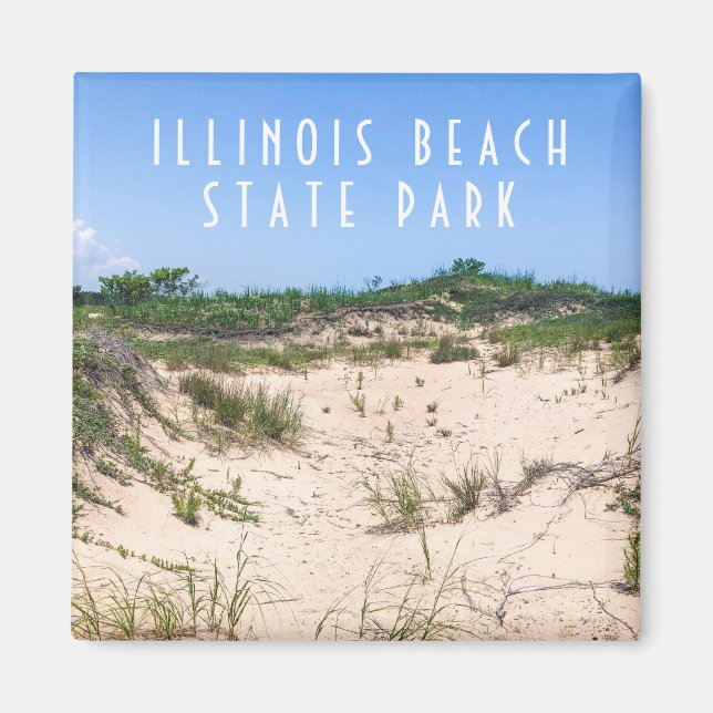 Illinois Beach State Park Magnet (Devant)