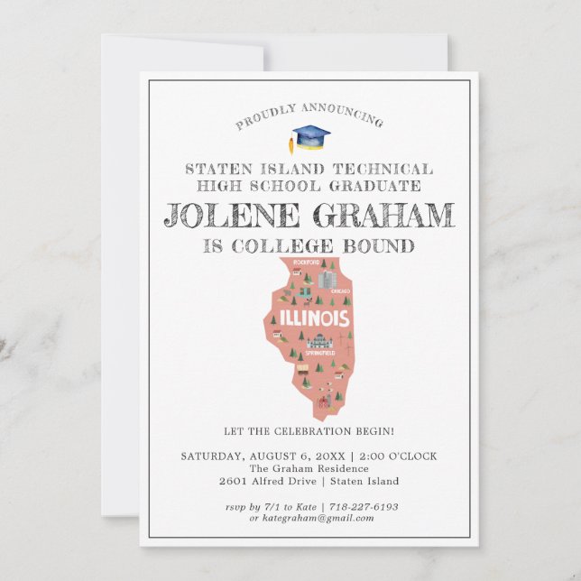 Illinois | College Bound Graduation Party (Devant)