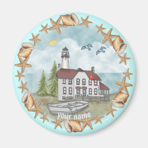 Illinois Shells Phare aimant