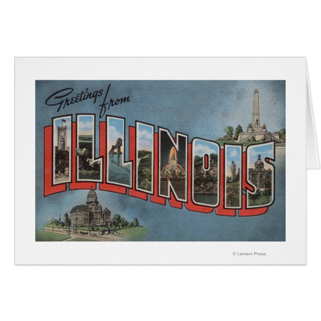 IllinoisGrandes lettres ScènesIllinois (Devant horizontal)
