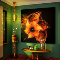 Illuminations Toile Enveloppée Art Abstrait Imprim