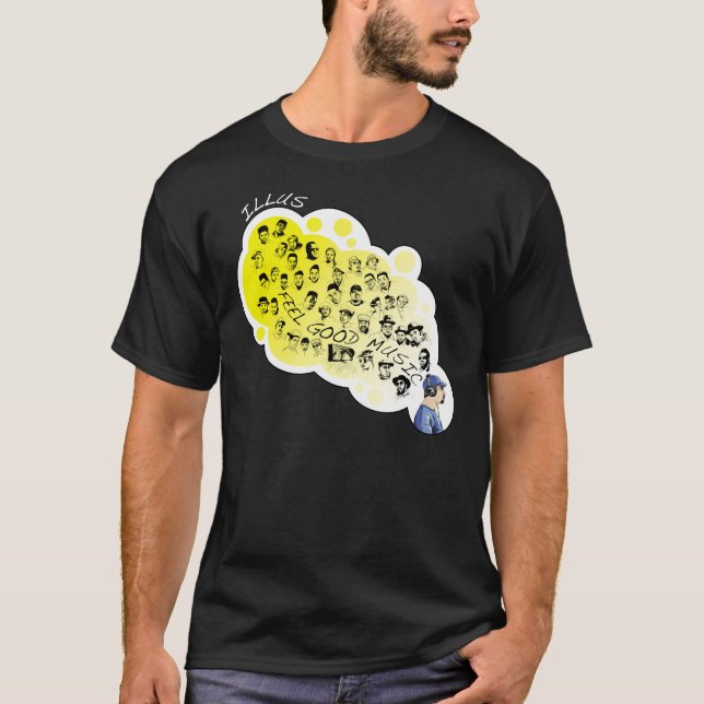 ILLUS : Bon T-shirt de musique de sensation (Devant)
