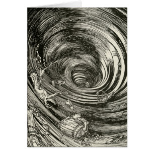 Illus d'Edgar Allan Poe Maelstrom par Rackham