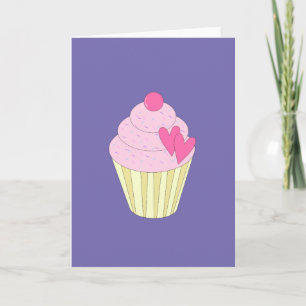 illusima Carte de vœux Violet