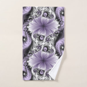Illusion de lilas Art floral abstrait fractal Fant