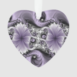 Illusion de lilas Art fractal floral abstrait du c