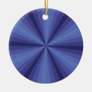 Illusion d'optique Ornement Bleu