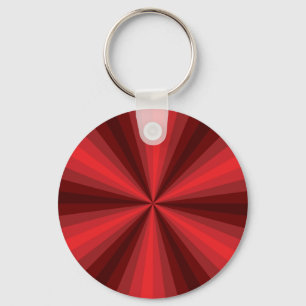 Illusion d'optique porte-clés rouge