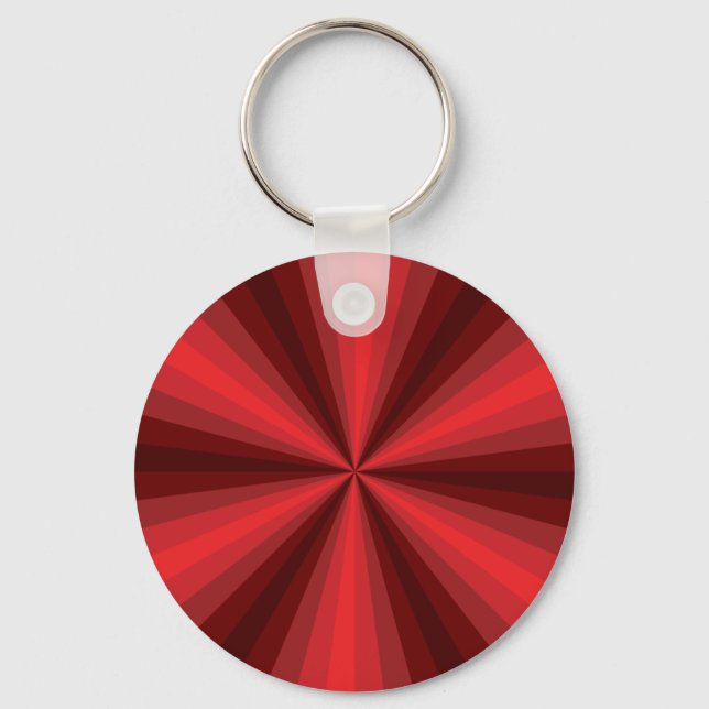 Illusion d'optique porte-clés rouge (Recto)