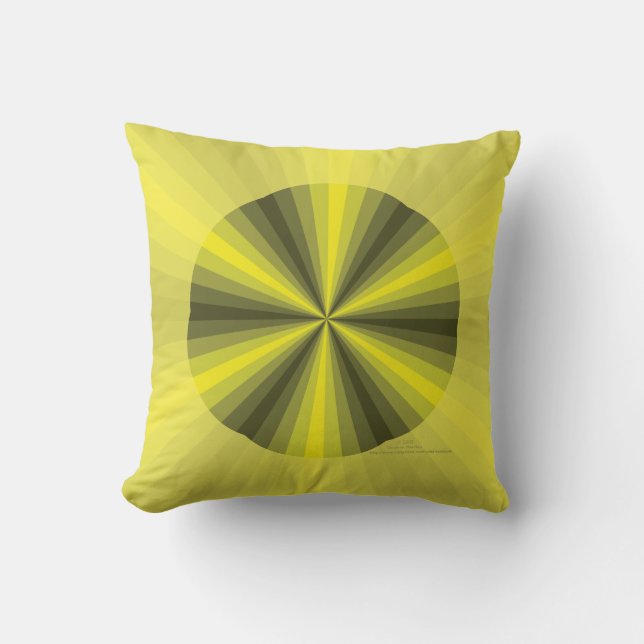 Illusion optique Coussin jaune (Recto)