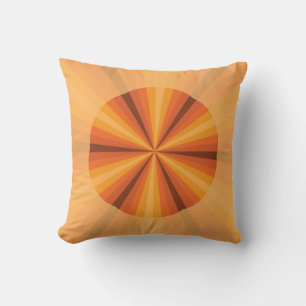 Illusion optique Coussin orange