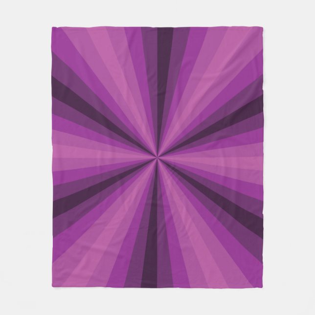 Illusion optique Couverture polaire violette (Devant)