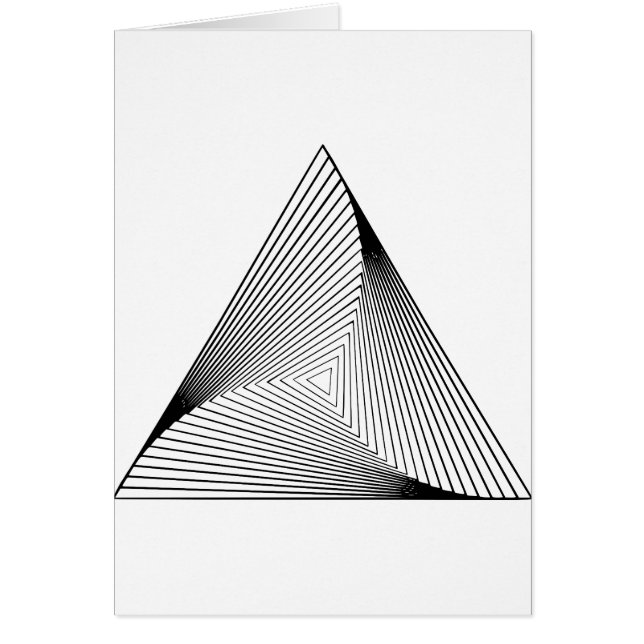 illusion optique de la triangle 3d (Devant)