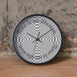 Illusion optique Horloge murale décorative moderne<br><div class="desc">Illusion optique Horloge murale décorative moderne - Selon certaines théories, le temps n'est pas réel et ce que nous pensons être le temps est en fait un produit de nos souvenirs humains. Votre patron n'ira pas vraiment pour cela si vous l'utilisez comme excuse pour être en retard. Donc, comme mesure...</div>