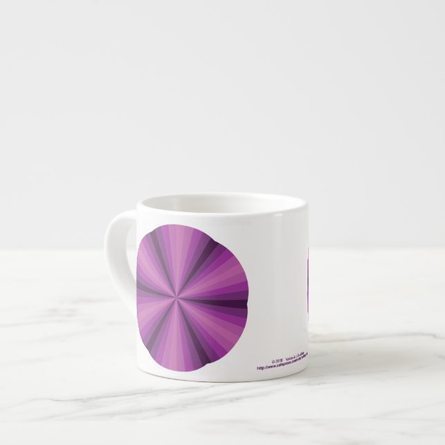 Illusion optique Purple Spécialité Mug (Devant gauche)