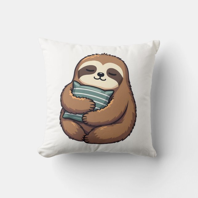 Illustration 2 de Coussin Confortable Paresseux En (Recto)