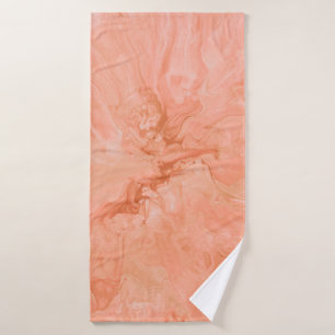 ILLUSTRATION ABSTRAITE DE PASTEL CORAL