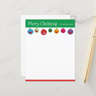 Illustration adorable de l'ornement de Noël