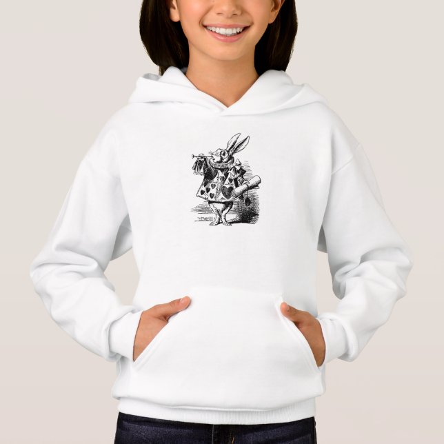 Illustration Alice du sweat - shirt à capuche de (Devant)