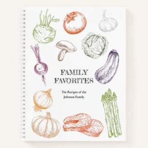 Illustration alimentaire Livre de recettes familia