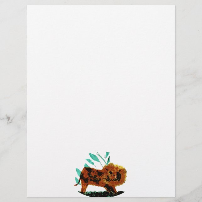 Illustration animal sauvage Lion (Devant)