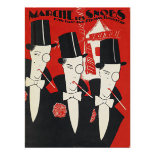 Illustration Art Déco des snobs