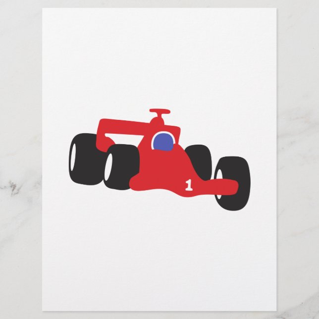 Illustration Auto Racing imprimée sur les t-shirts (Devant)