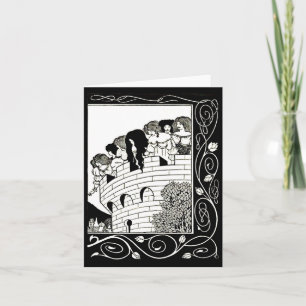Illustration Carte pour notes-Vintage-Aubrey Beard