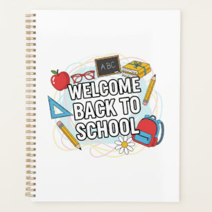 Illustration colorée de retour à l'école