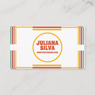 Illustration couleur verte avec Carte de visite QR