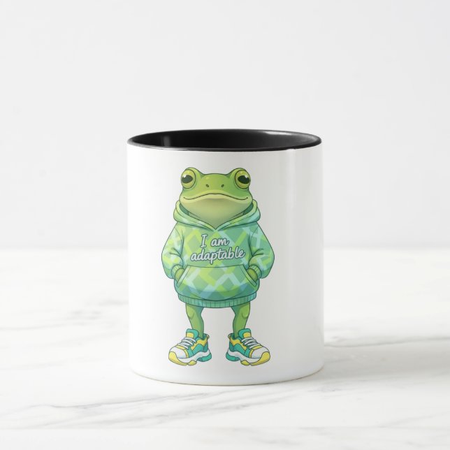 Illustration Cute Frog | Mug de café personnalisé  (Centre)
